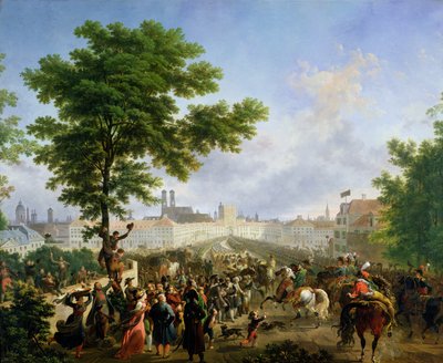 The Entry of Napoleon Bonaparte and the French Army into Munich, 24th October 1805 by Nicolas Antoine Taunay